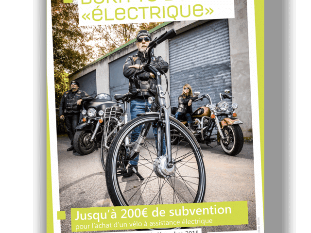 creation affiche agence communication affiche velo electrique