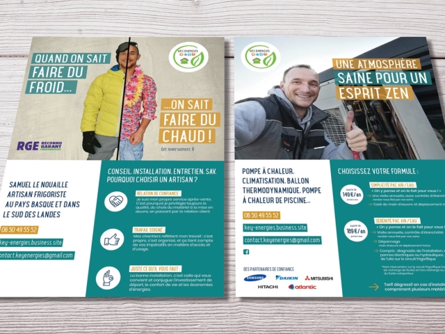 agence communication graphisme site internet redaction key energies couv