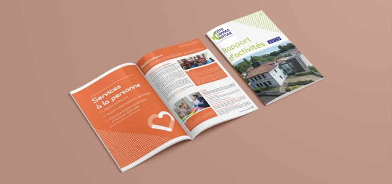 agence communication graphisme site internet redaction cote landes nature rapport couv