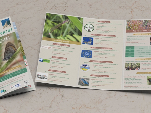 agence communication graphisme reserve depliant