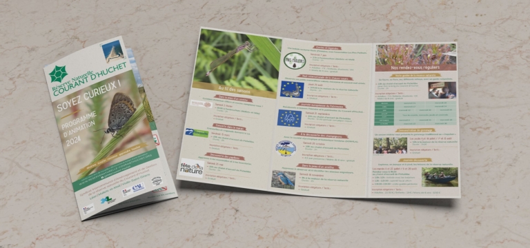 agence communication graphisme reserve depliant