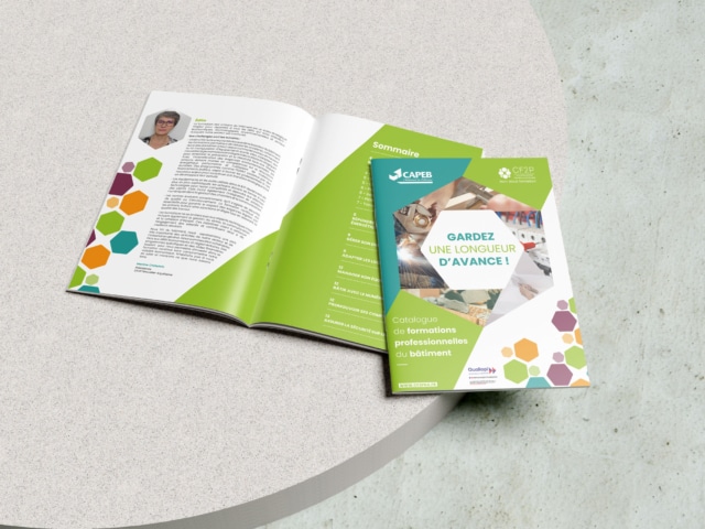 Catalogue de formations professionnelles pour le bâtiment.