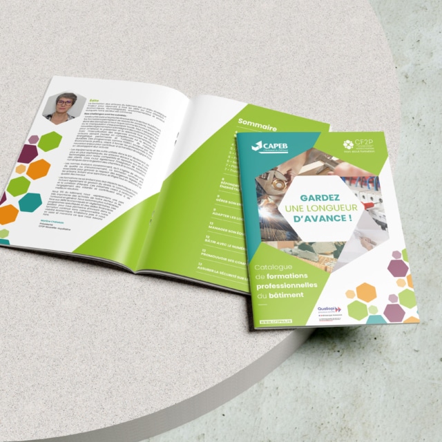 Catalogue de formations professionnelles pour le bâtiment.