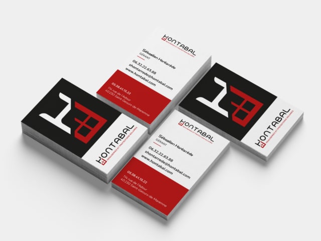 Cartes de visite de l'entreprise Hontabal