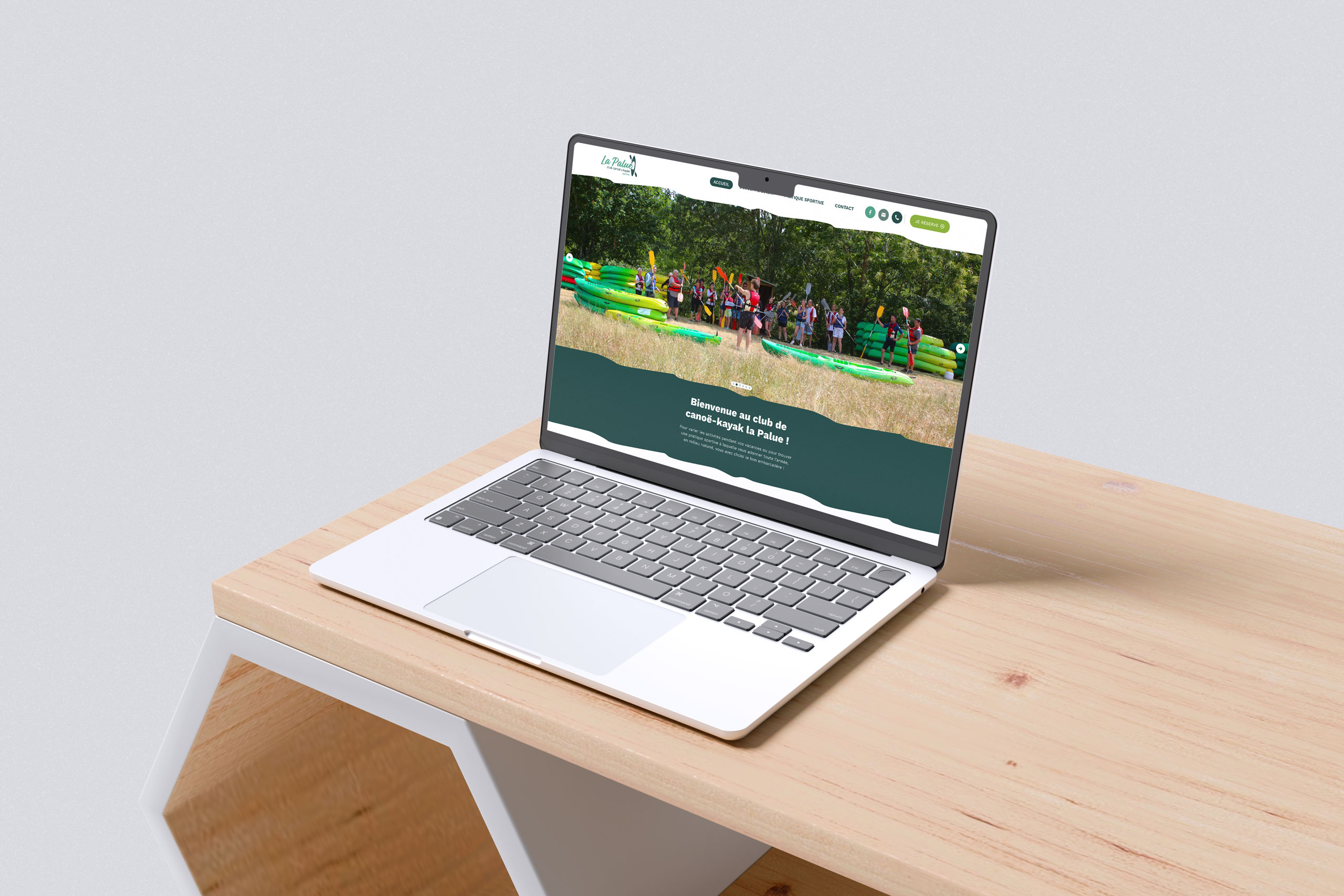 Site du club de canoë-kayak La Palue