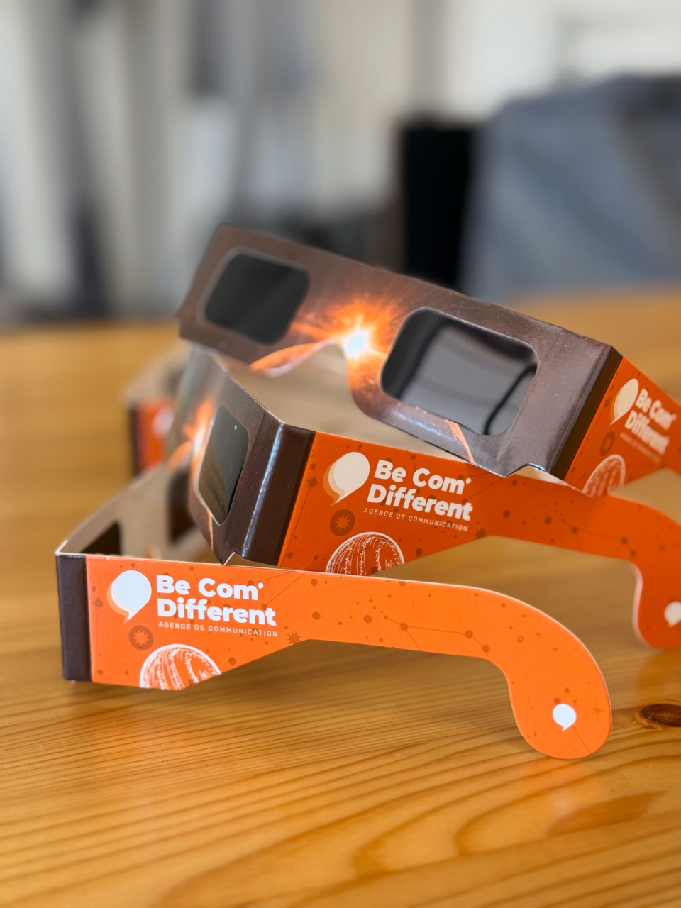 Lunettes de communication avec logo Be Com' Different