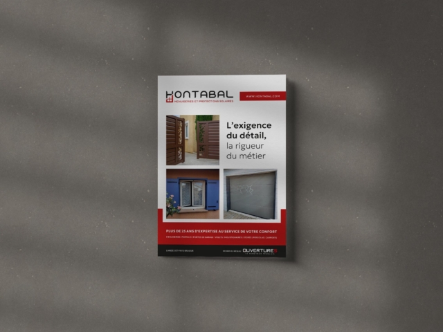 Affiche Hontabal menuiseries et portes de garage